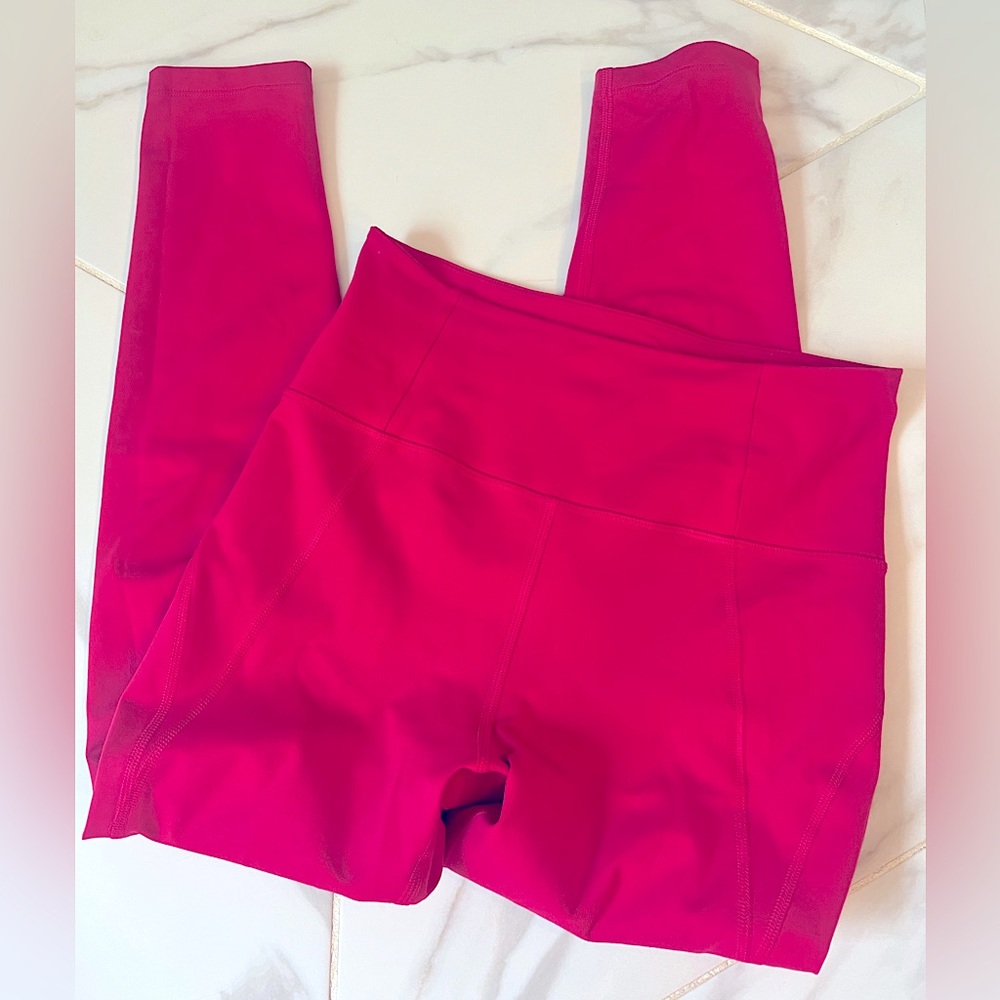 HOT PINK GIRLFRIEND COLLECTIVE HIGH RISE COMPRESSIVE LEGGING SMALL ✨💕